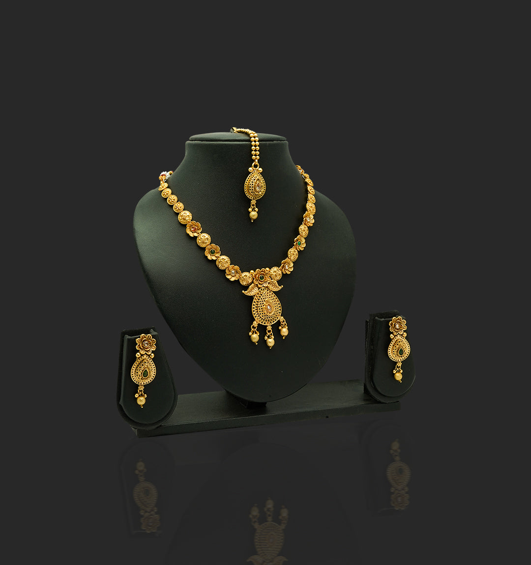 Ethereal Elegance Ensemble Gold Plated Set