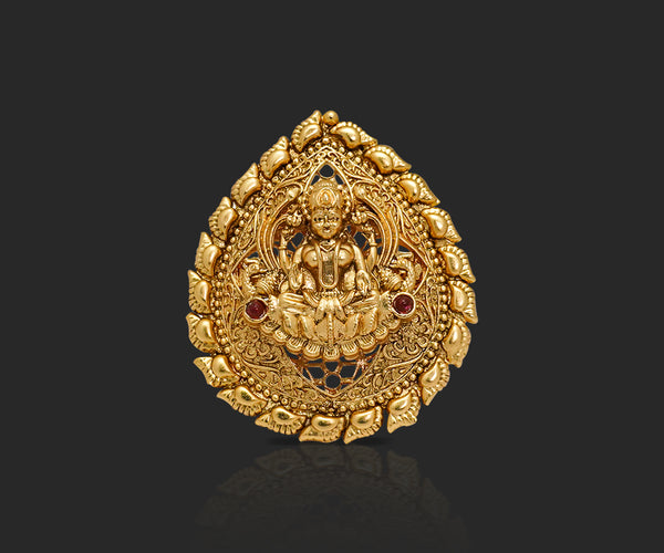 Sacred Temple Treasure Goddess Lakshmi Ring